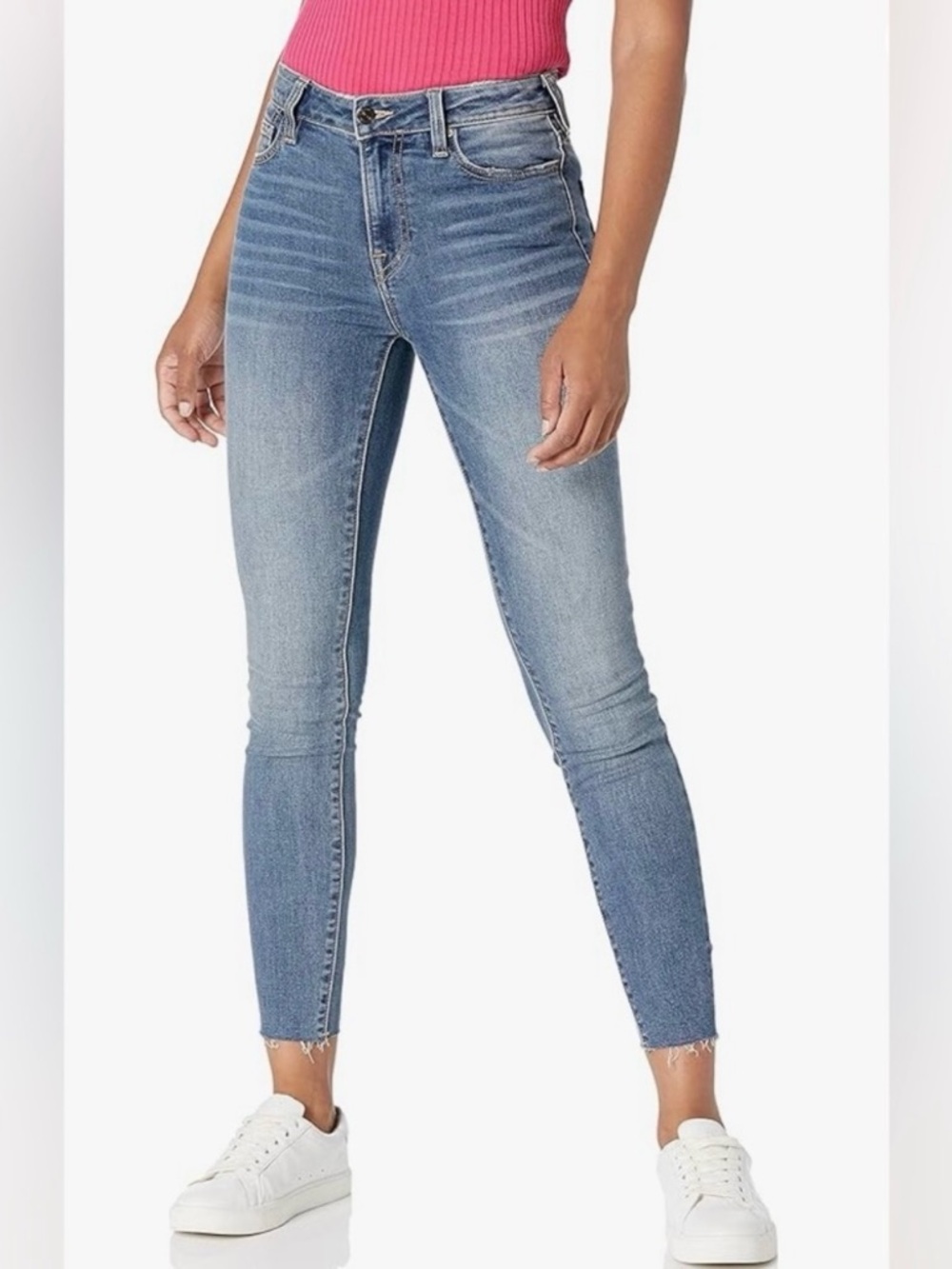 NWT True Religion Light Blue High-Rise Ankle 90s Skinny Jeans.Size 31